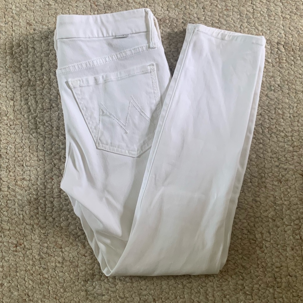White Mother Jeans